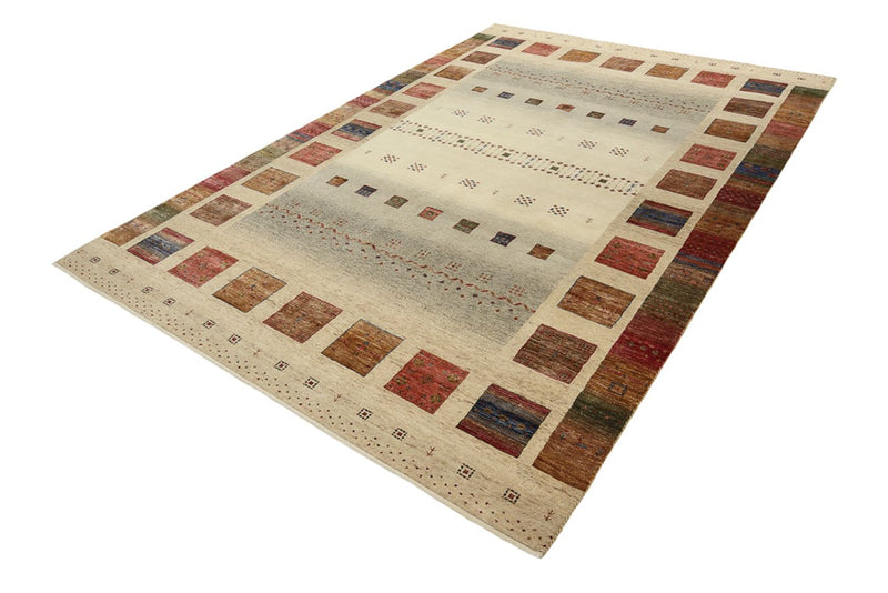 Tapis Gabbeh - Loribaft Indus - 302 x 206 cm - multicolore