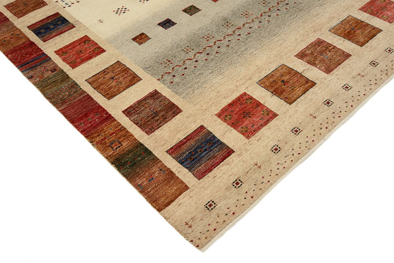 Tapis Gabbeh - Loribaft Indus - 302 x 206 cm - multicolore