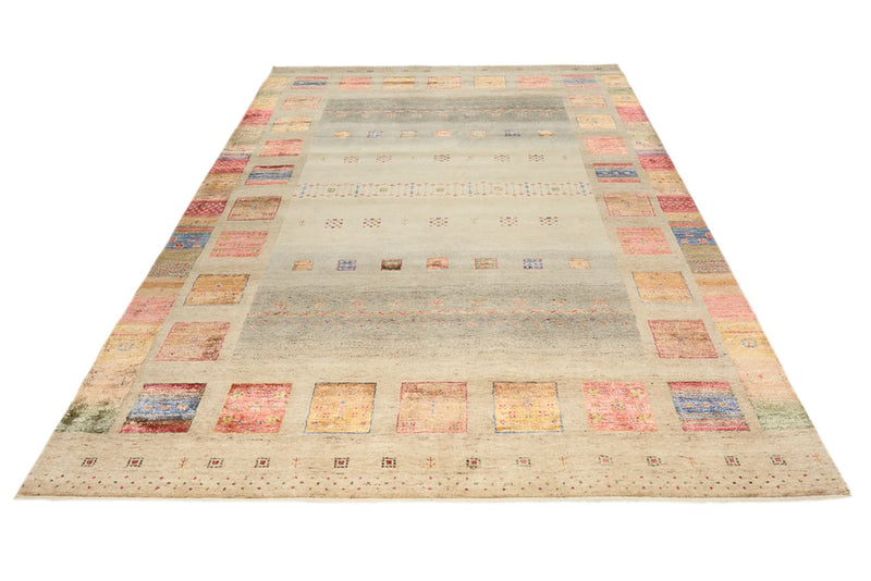 Tapis Gabbeh - Loribaft Indus - 302 x 206 cm - multicolore