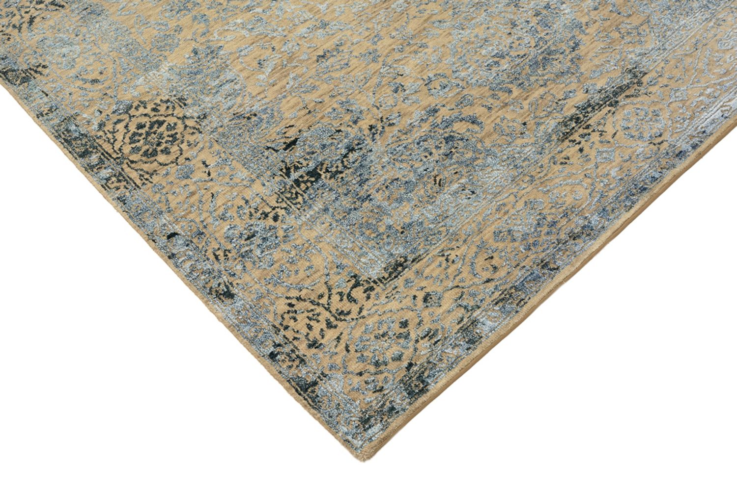 Tapis design - 197 x 145 cm - caramel