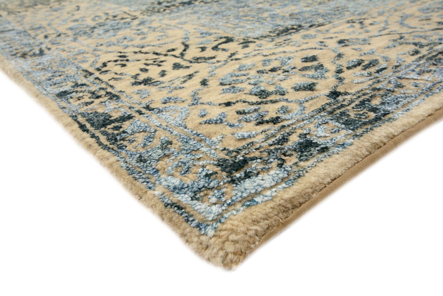 Tapis design - 197 x 145 cm - caramel
