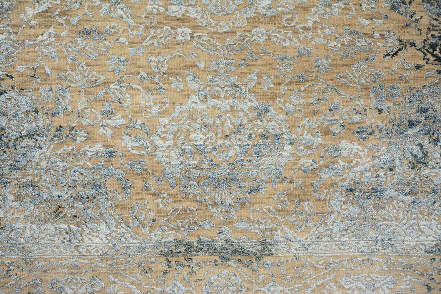 Tapis design - 197 x 145 cm - caramel