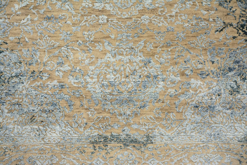 Tapis design - 197 x 145 cm - caramel