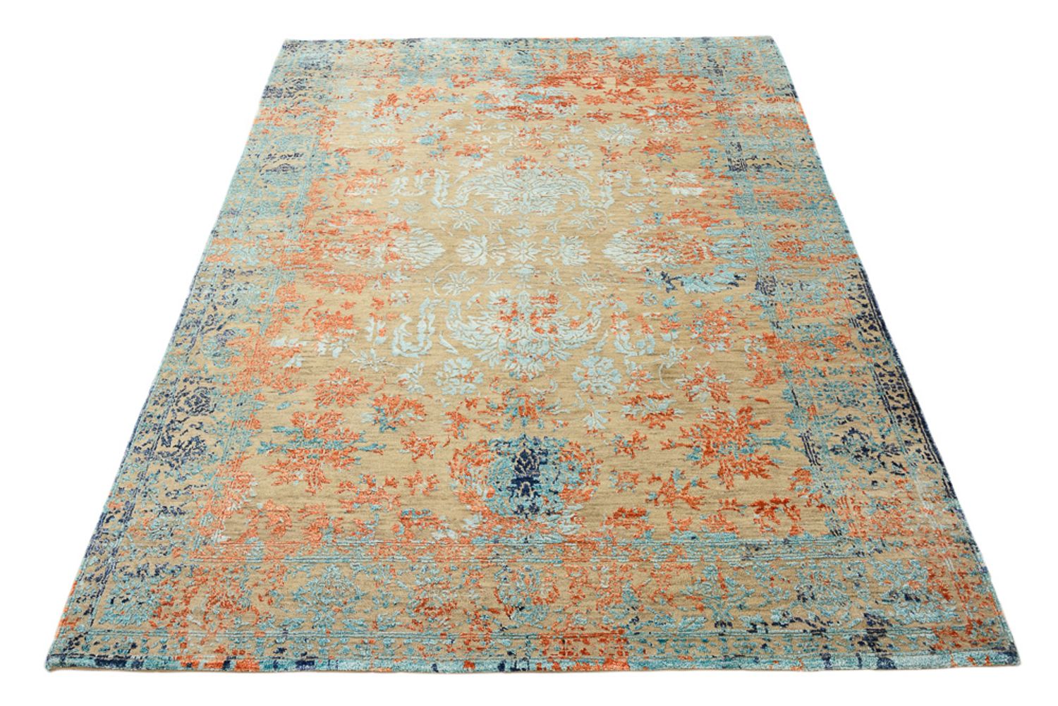 Tapis design - 195 x 149 cm - multicolore