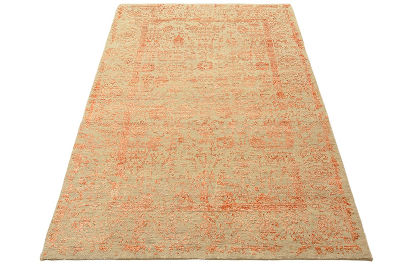 Tapis design - 184 x 121 cm - rouille