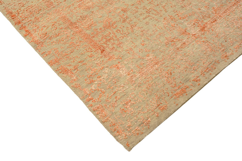 Tapis design - 184 x 121 cm - rouille