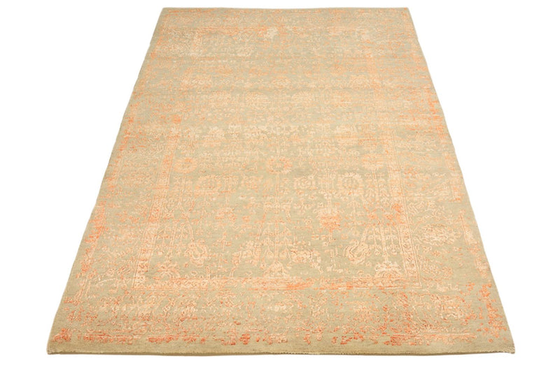Tapis design - 184 x 121 cm - rouille
