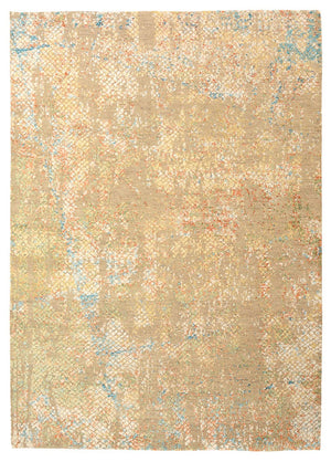 Designer Teppich - 203 x 146 cm - camel