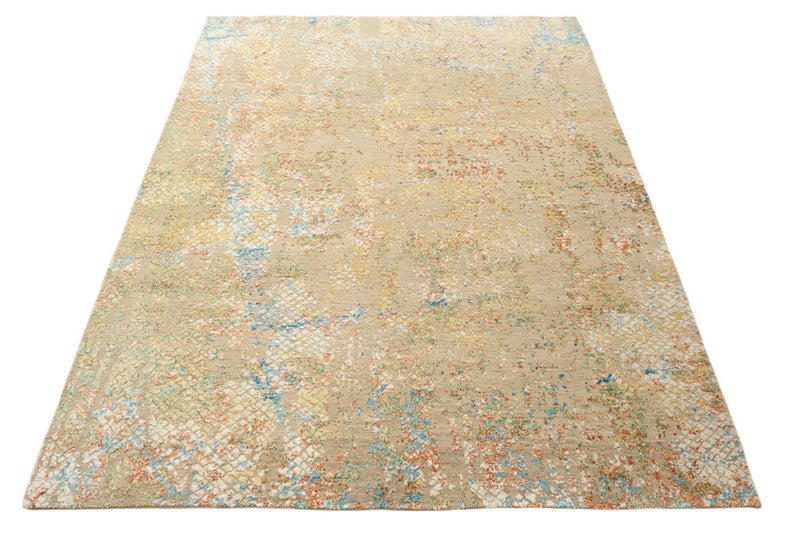 Designer Teppich - 203 x 146 cm - camel