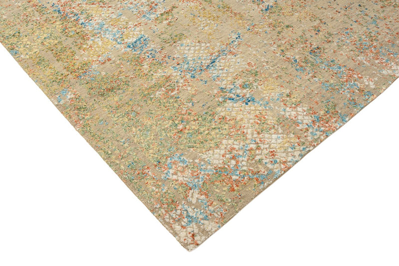 Designer Teppich - 203 x 146 cm - camel
