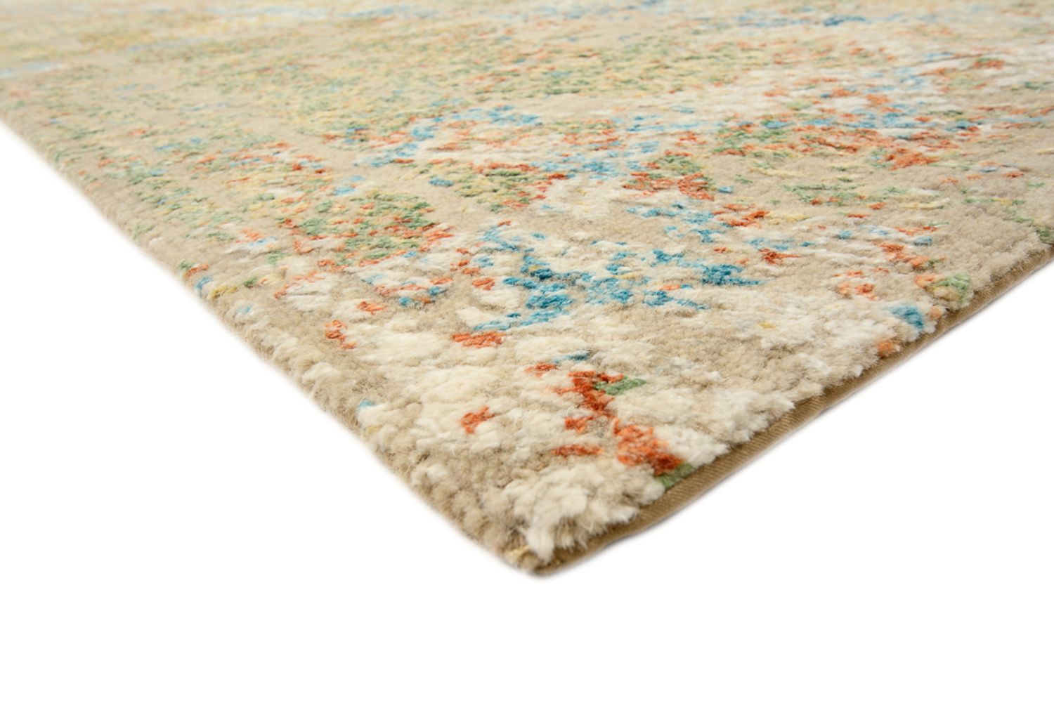 Designer Teppich - 203 x 146 cm - camel