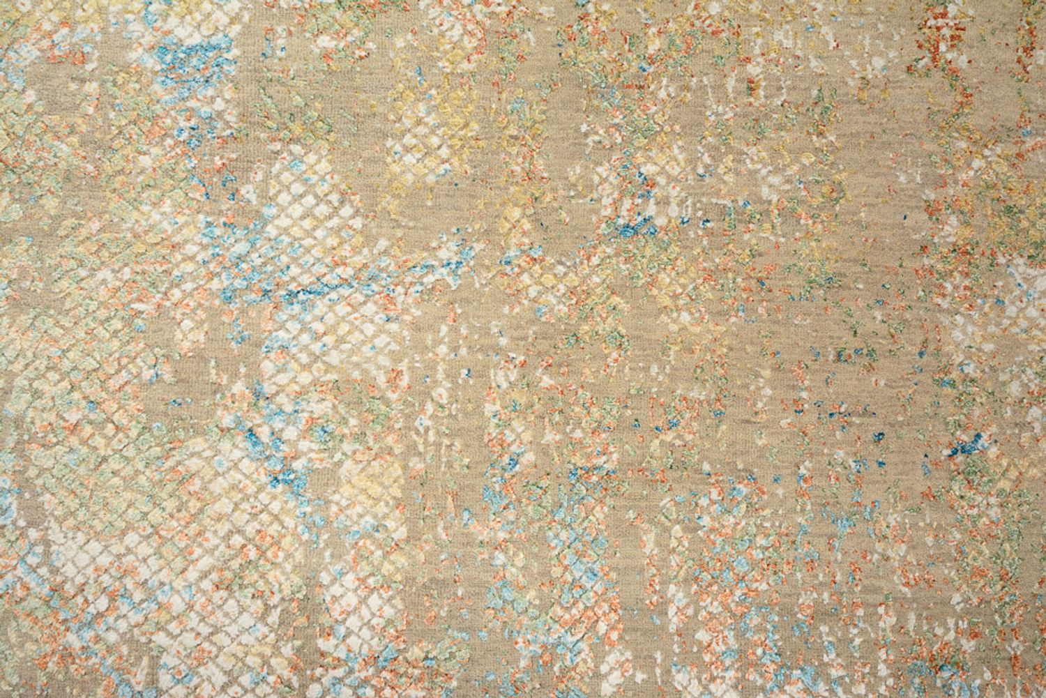Designer Teppich - 203 x 146 cm - camel