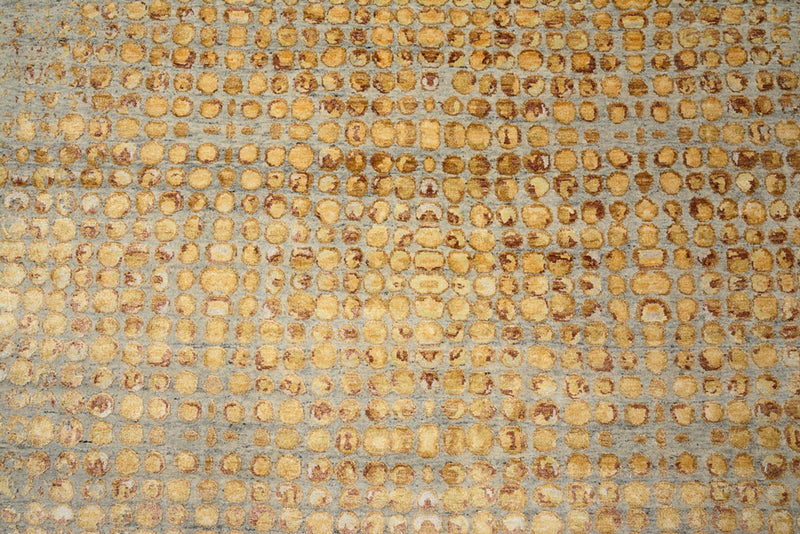 Designer Teppich - 309 x 248 cm - caramel