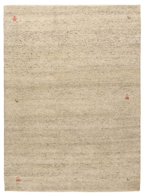 Tapis Gabbeh - Loribaft Indus - 238 x 175 cm - beige clair