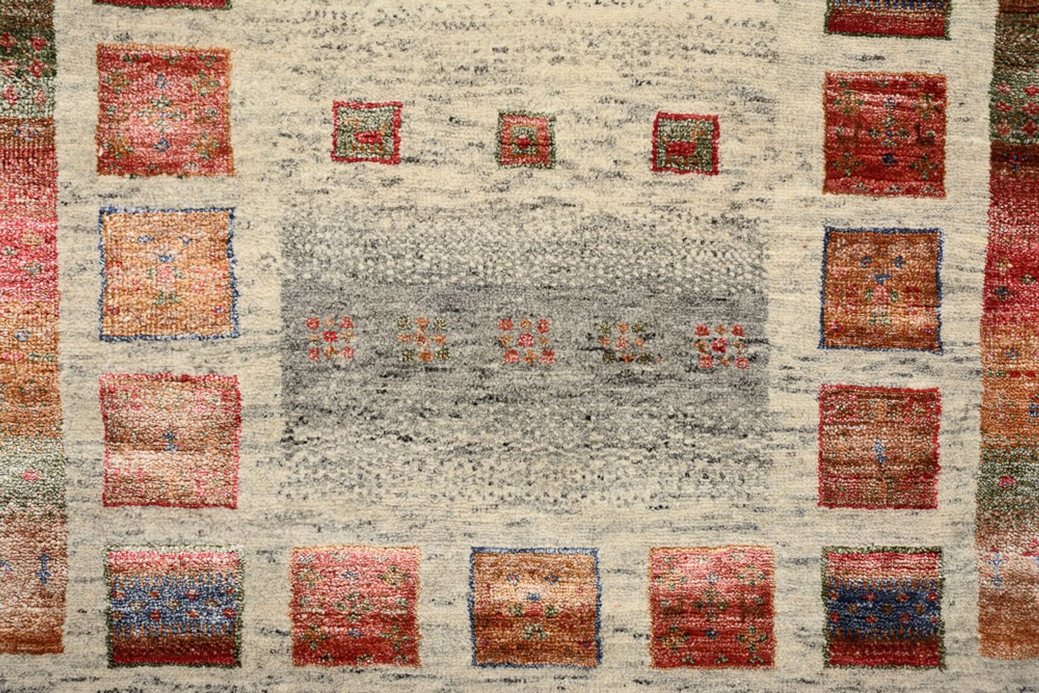 Tapis Gabbeh - Loribaft Indus - 141 x 76 cm - multicolore
