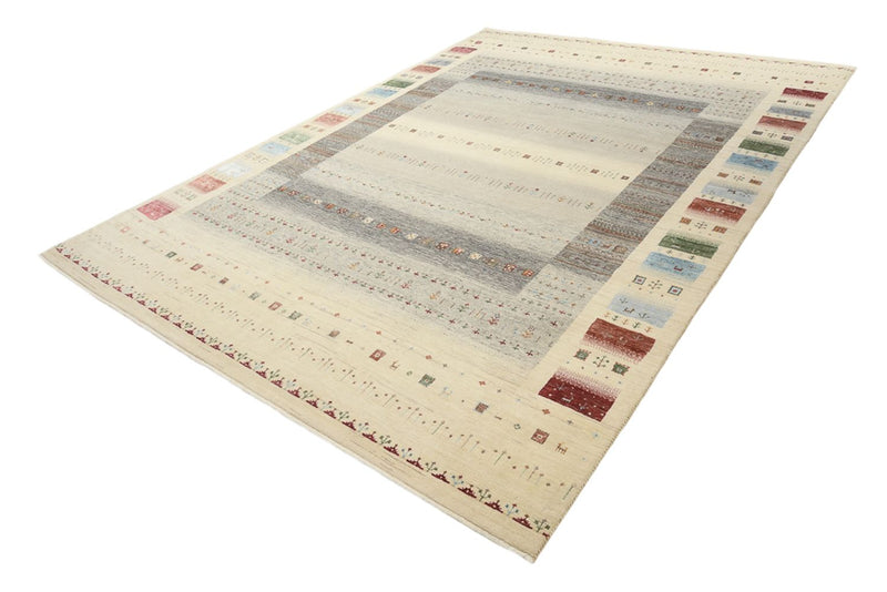 Tapis Gabbeh - Loribaft Indus - 351 x 248 cm - beige clair