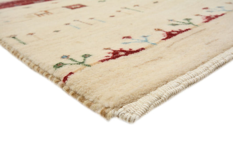 Tapis Gabbeh - Loribaft Indus - 351 x 248 cm - beige clair