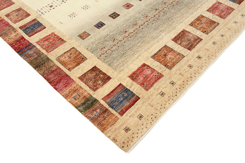 Tapis Gabbeh - Loribaft Indus - 244 x 172 cm - multicolore