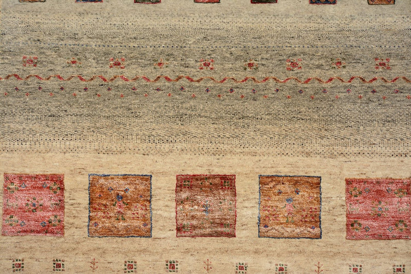 Tapis Gabbeh - Loribaft Indus - 244 x 172 cm - multicolore
