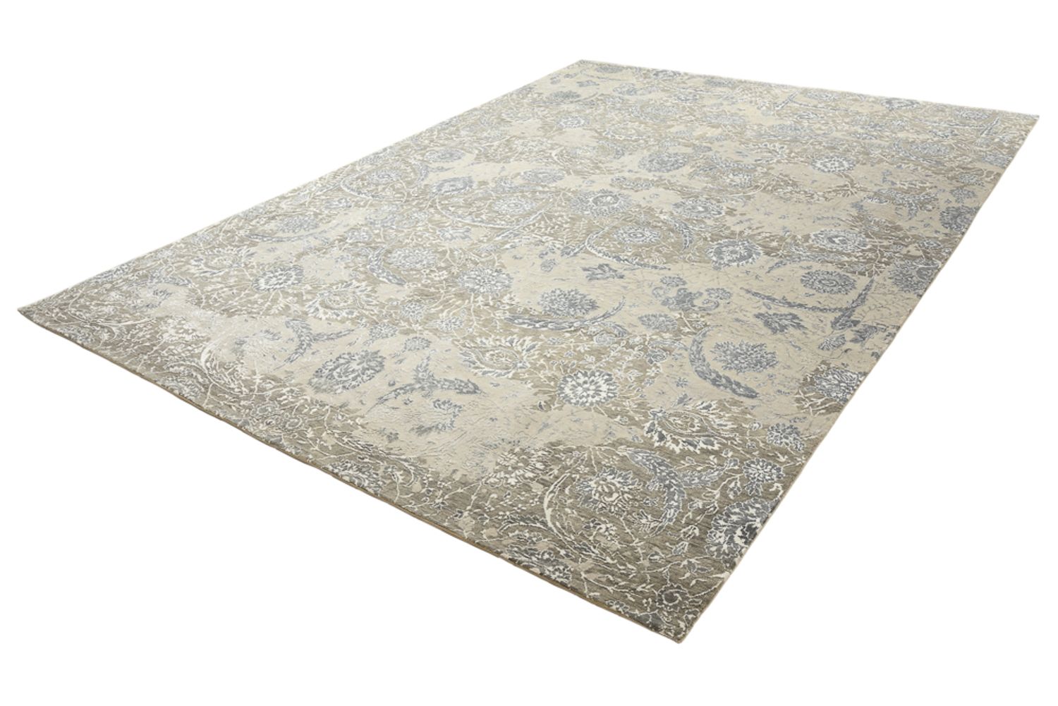 Designer Teppich - 353 x 253 cm - dunkelbeige