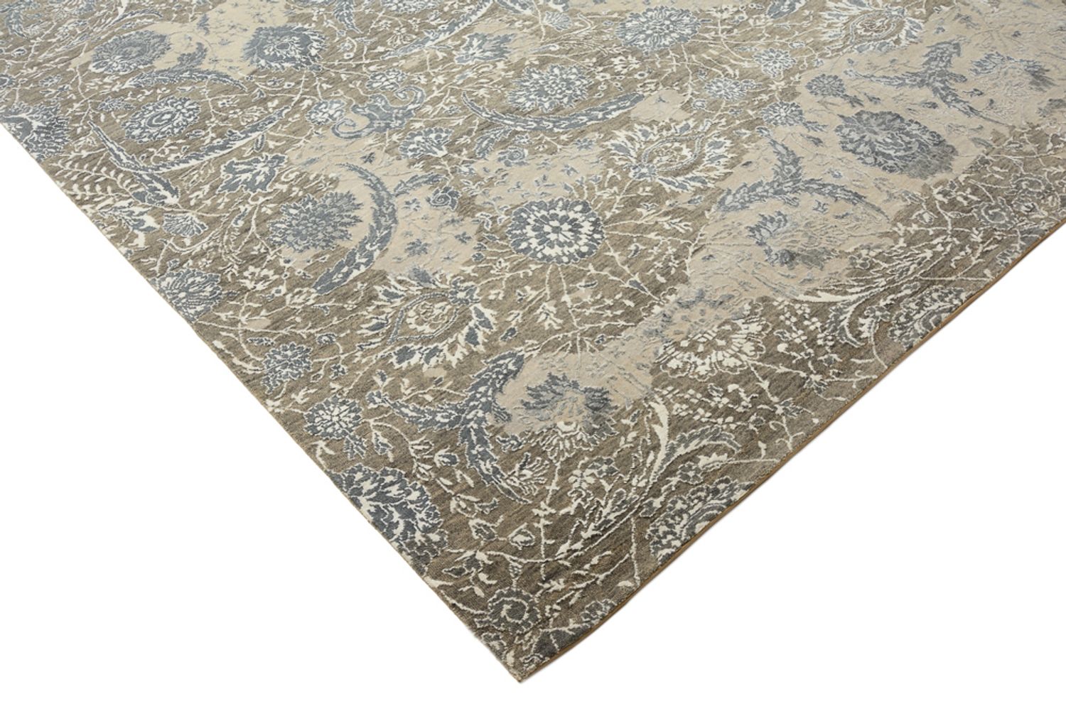 Designer Teppich - 353 x 253 cm - dunkelbeige
