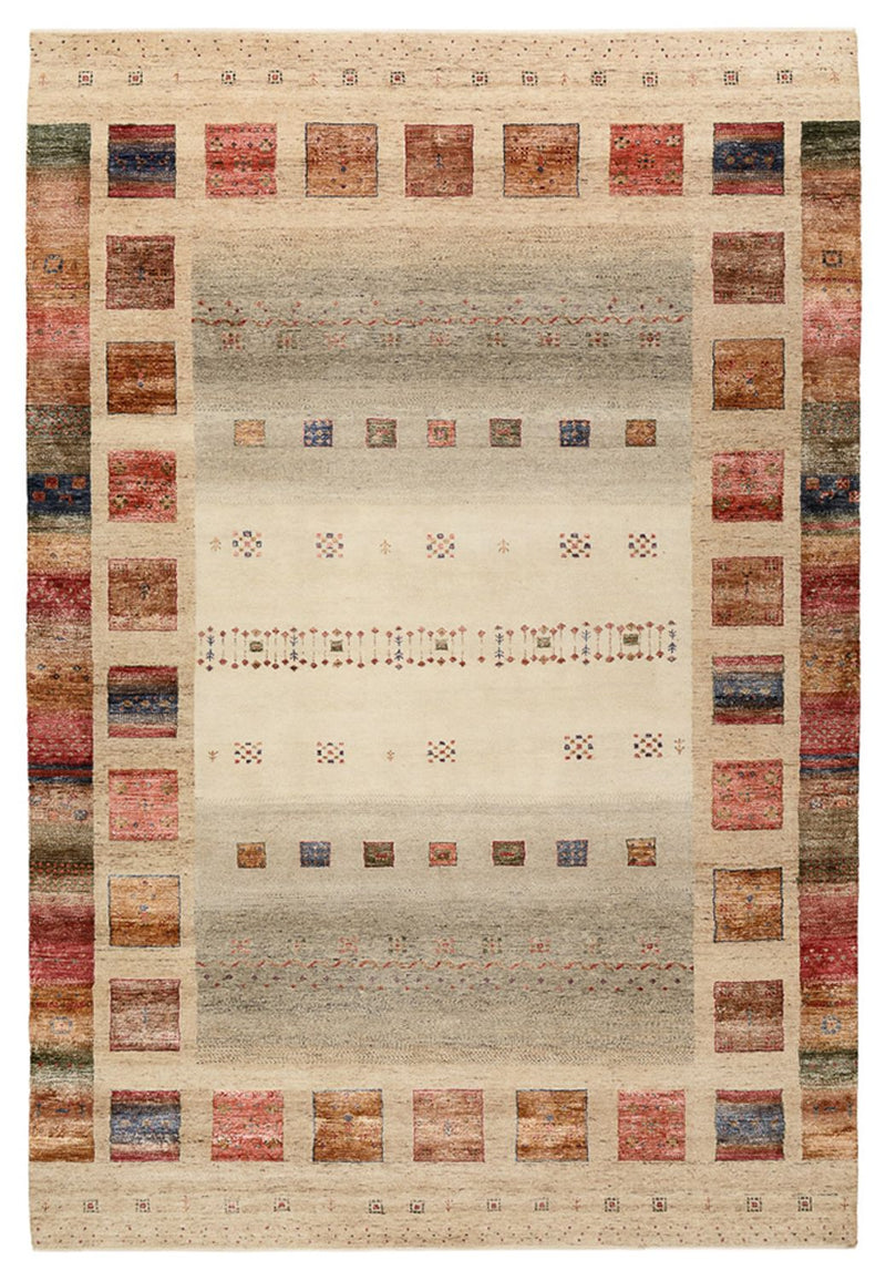 Tapis Gabbeh - Loribaft Indus - 302 x 205 cm - multicolore