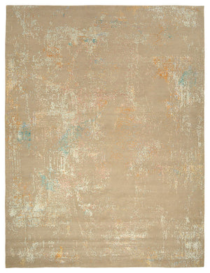Designer Teppich - 373 x 278 cm - camel