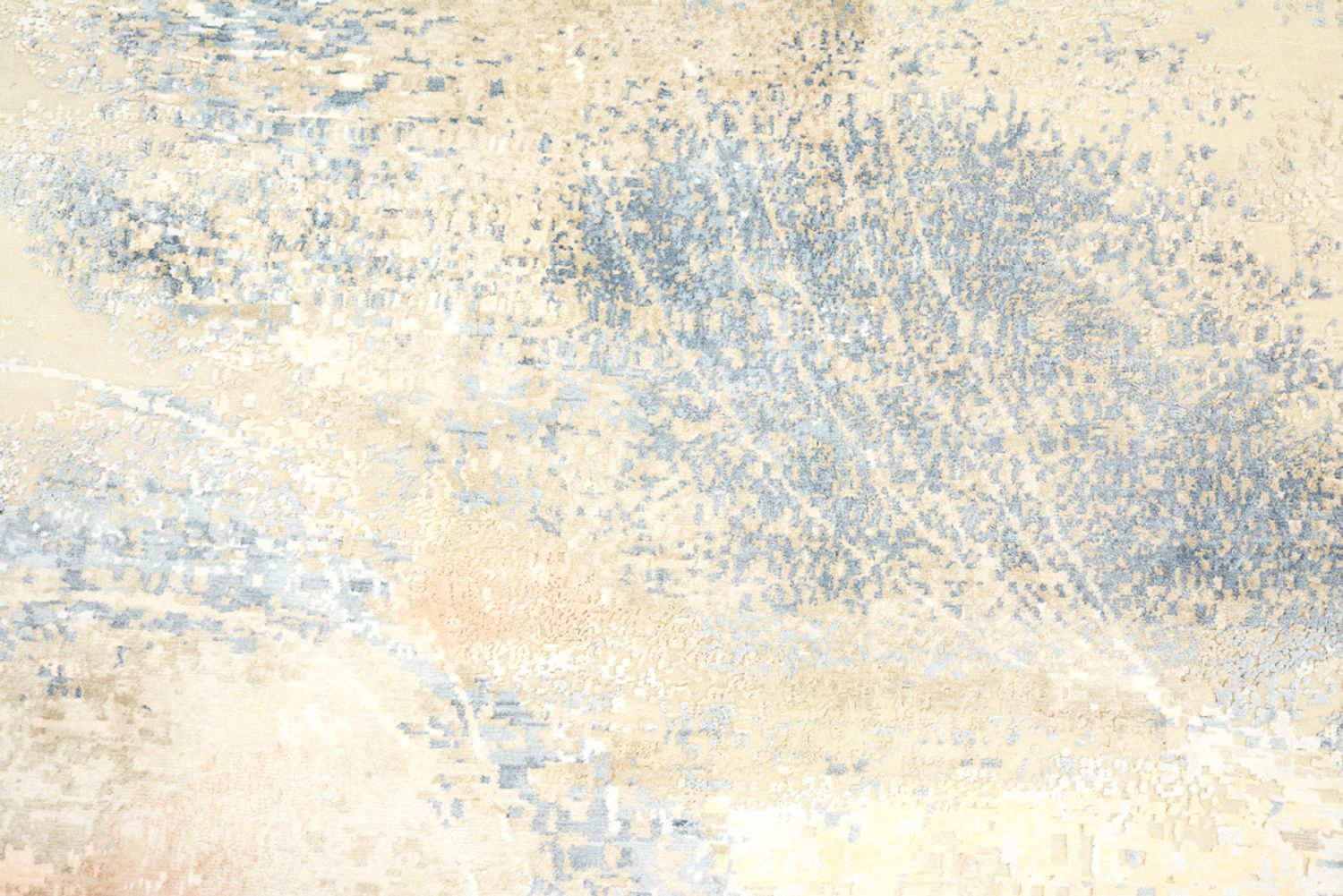 Designer Teppich - 372 x 281 cm - hellbeige