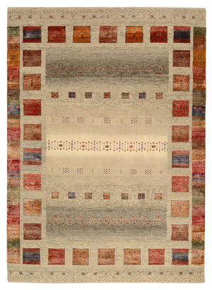 Tapis Gabbeh - Loribaft Indus - 239 x 174 cm - multicolore