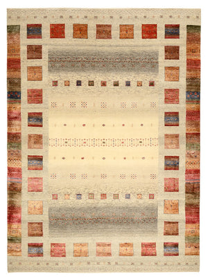 Tapis Gabbeh - Loribaft Indus - 341 x 248 cm - multicolore