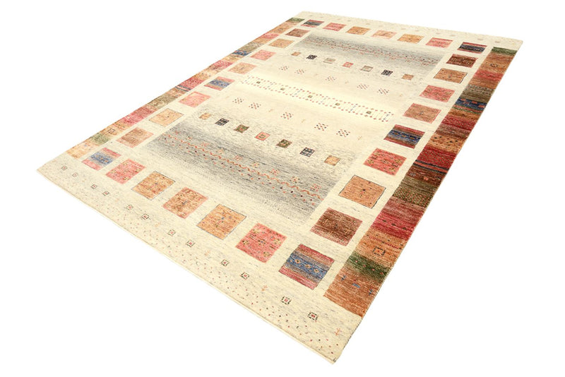 Tapis Gabbeh - Loribaft Indus - 302 x 206 cm - multicolore