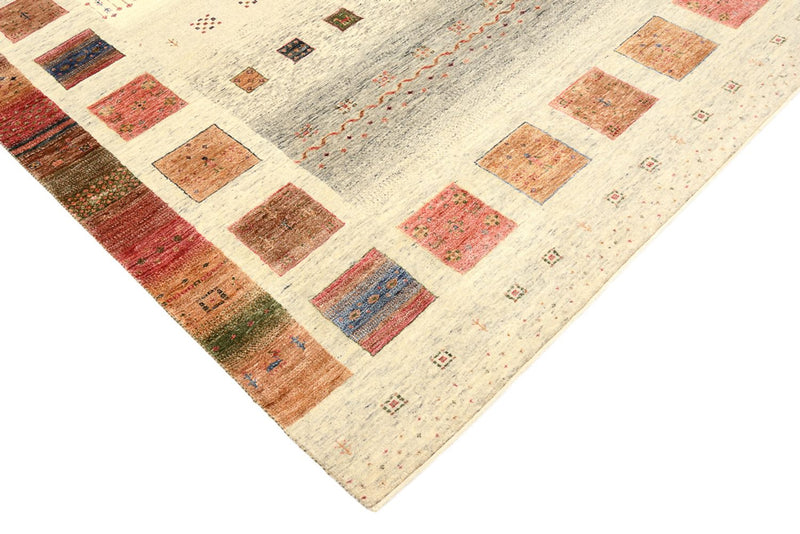 Tapis Gabbeh - Loribaft Indus - 302 x 206 cm - multicolore