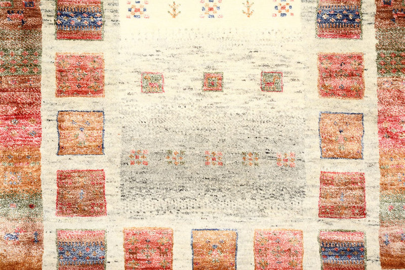 Tapis Gabbeh - Loribaft Indus - 139 x 76 cm - multicolore