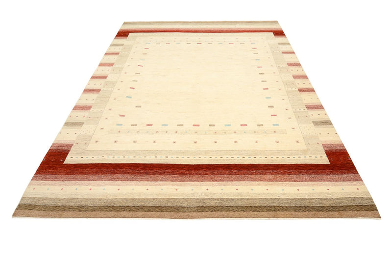Tapis Gabbeh - Loribaft Indus - 342 x 254 cm - beige clair