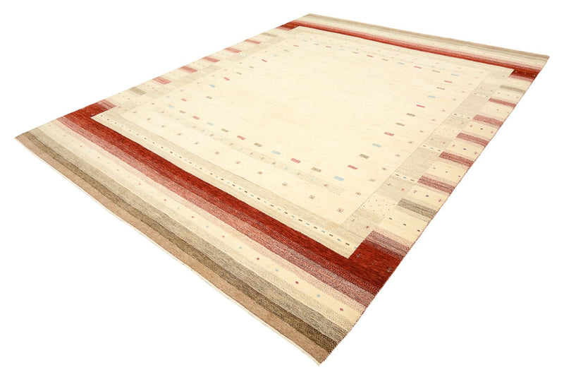 Tapis Gabbeh - Loribaft Indus - 342 x 254 cm - beige clair