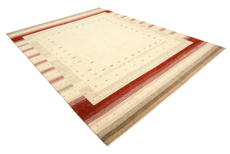 Tapis Gabbeh - Loribaft Indus - 342 x 254 cm - beige clair