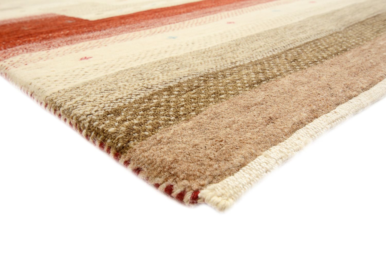 Tapis Gabbeh - Loribaft Indus - 342 x 254 cm - beige clair