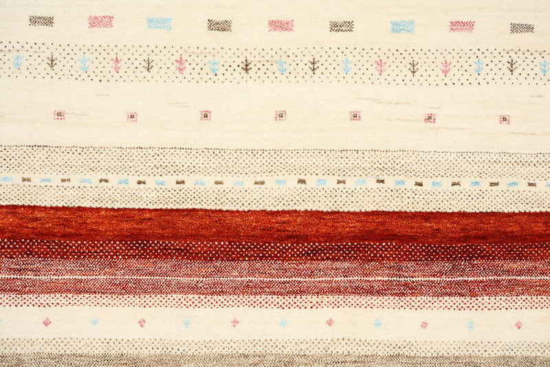 Tapis Gabbeh - Loribaft Indus - 240 x 175 cm - beige clair
