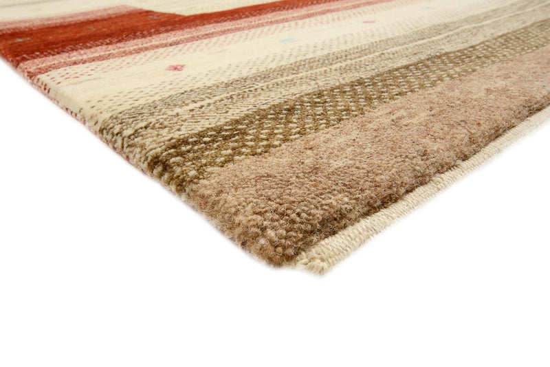Tapis Gabbeh - Loribaft Indus - 319 x 251 cm - beige clair