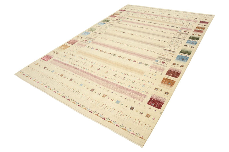 Tapis Gabbeh - Loribaft Indus - 304 x 200 cm - multicolore