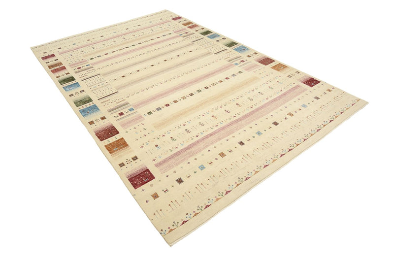Tapis Gabbeh - Loribaft Indus - 304 x 200 cm - multicolore