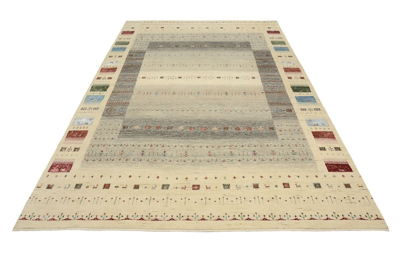 Tapis Gabbeh - Loribaft Indus - 304 x 201 cm - multicolore