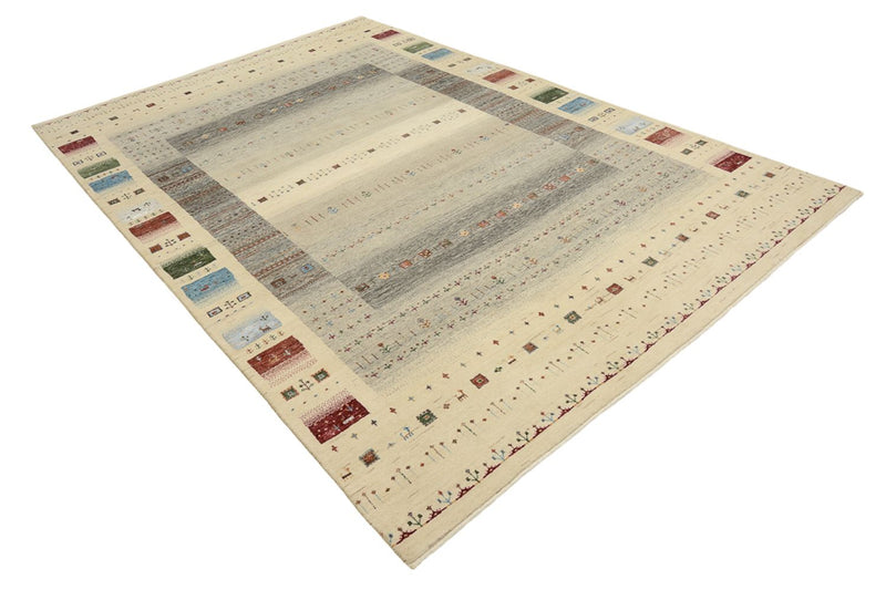 Tapis Gabbeh - Loribaft Indus - 304 x 201 cm - multicolore
