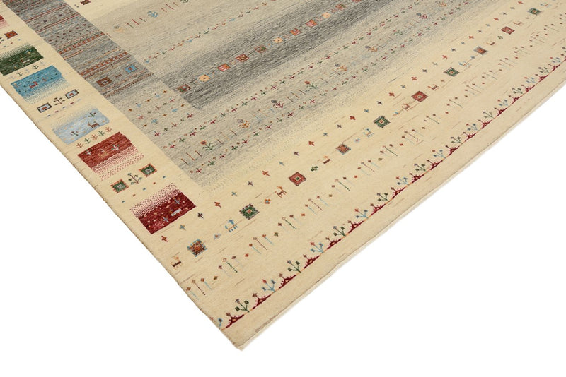 Tapis Gabbeh - Loribaft Indus - 304 x 201 cm - multicolore