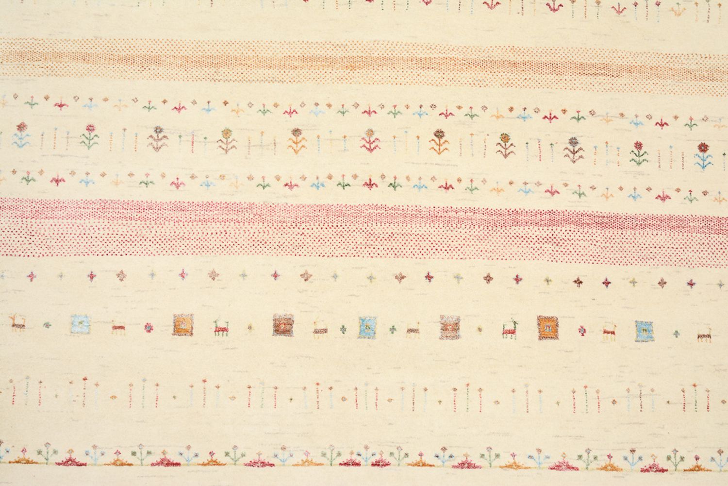 Tapis Gabbeh - Loribaft Indus - 335 x 248 cm - multicolore