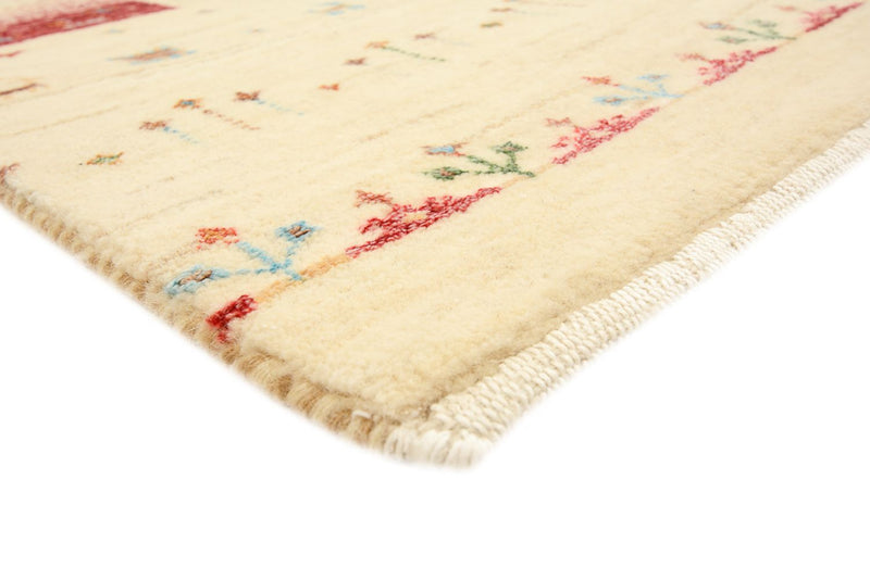 Tapis Gabbeh - Loribaft Indus - 241 x 172 cm - beige foncé