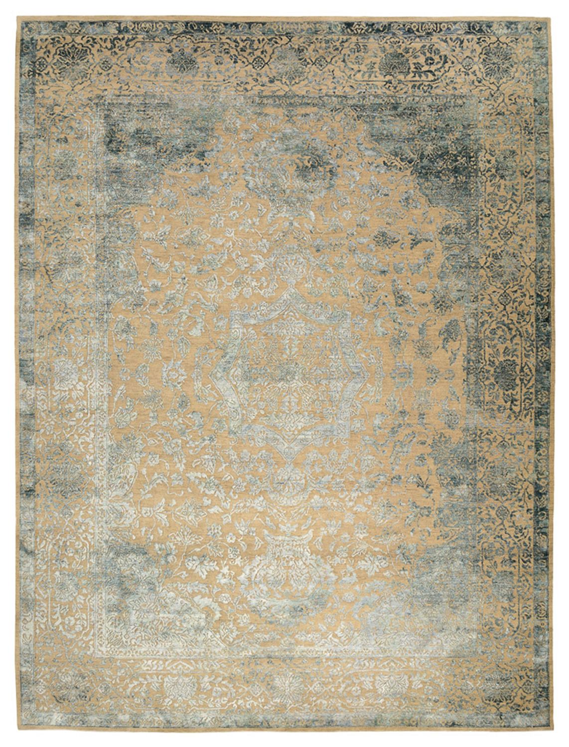 Designer Teppich - 364 x 271 cm - camel