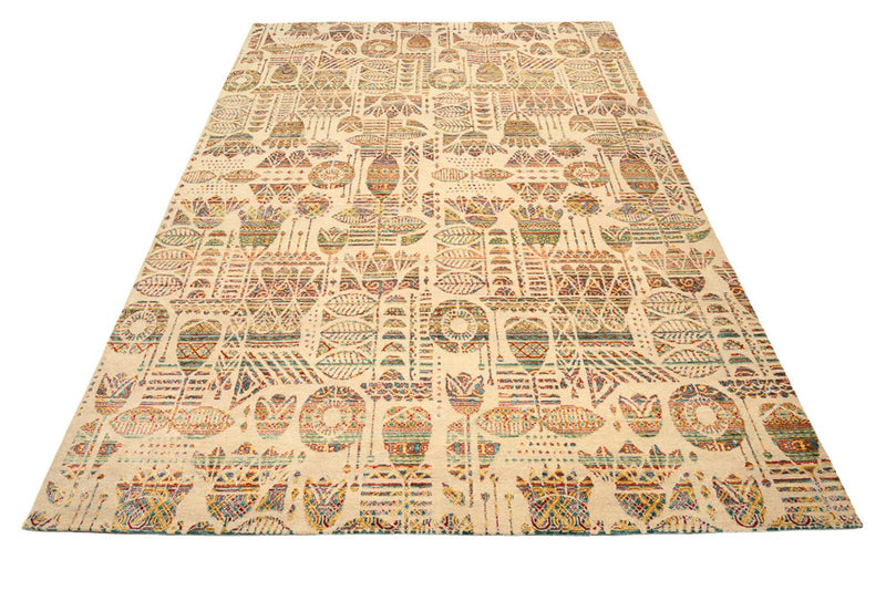 Designer Teppich - 366 x 271 cm - dunkelbeige