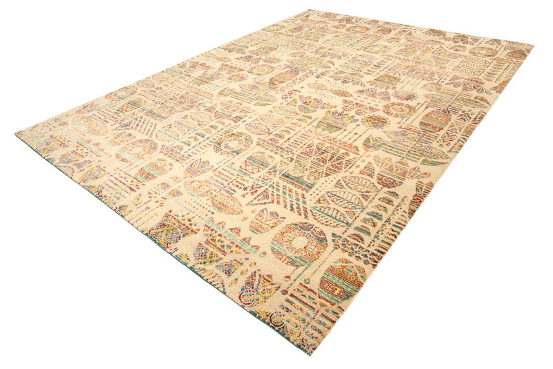 Designer Teppich - 366 x 271 cm - dunkelbeige