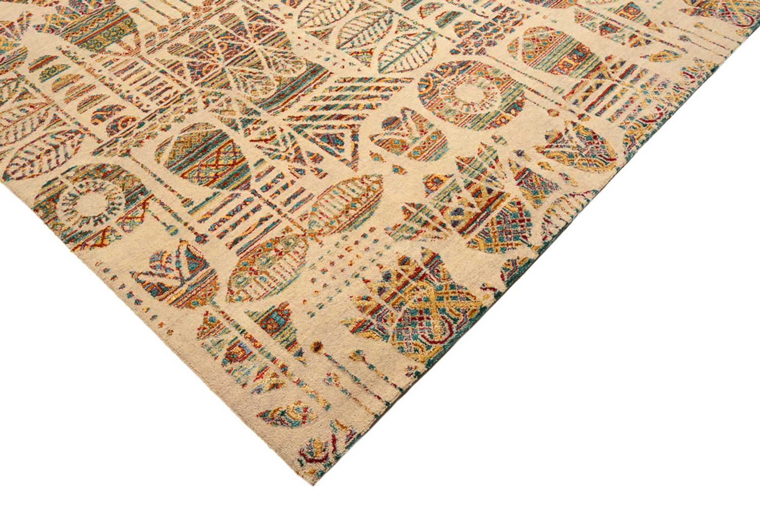 Designer Teppich - 366 x 271 cm - dunkelbeige